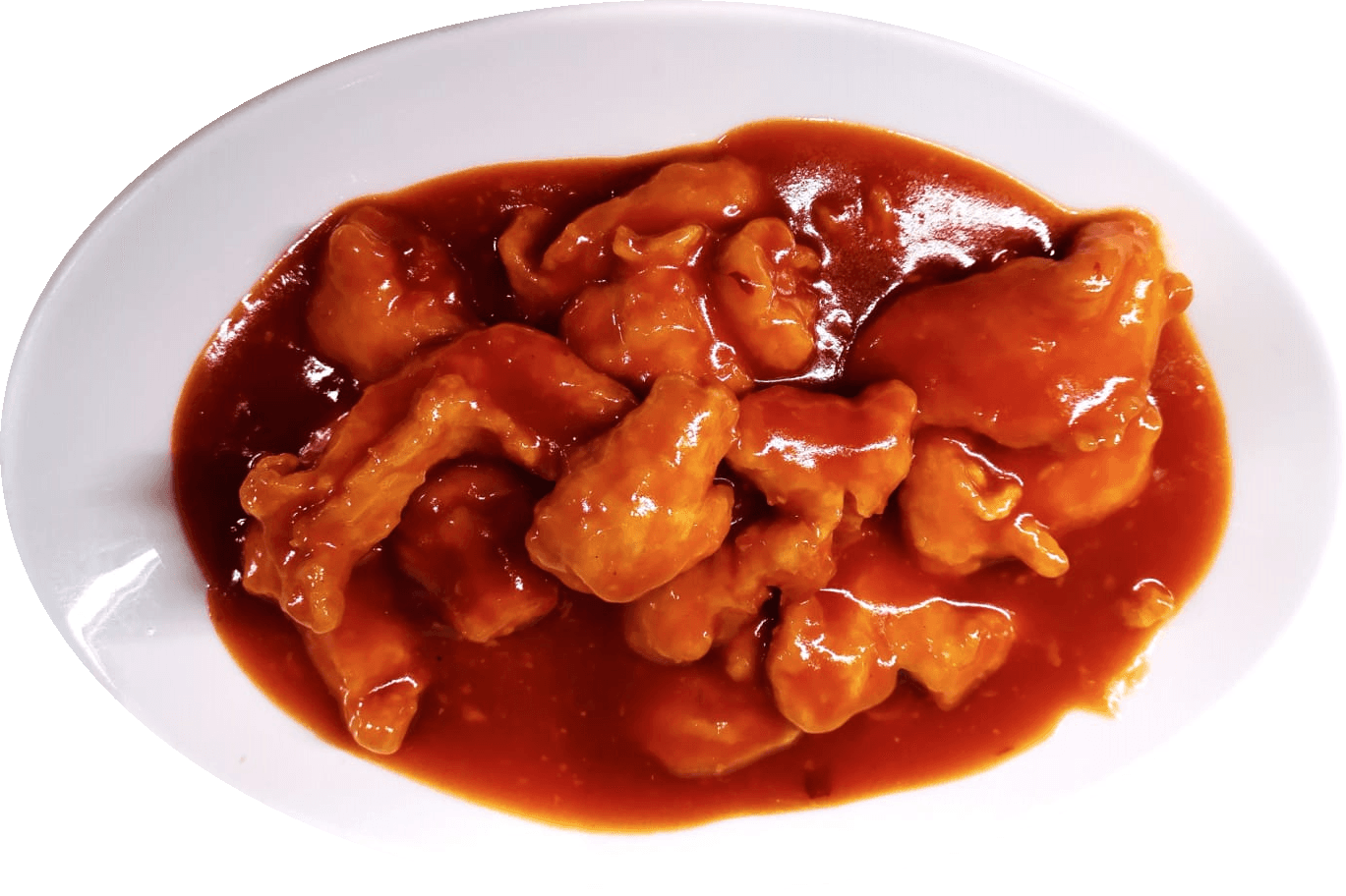 Kip met chill-knoflooksaus 