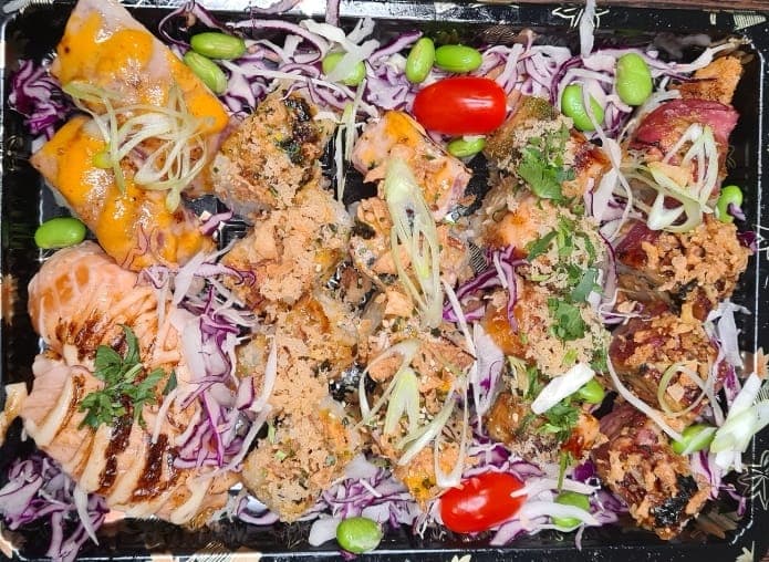 Licht geflambeerde menu (20 stuks)
