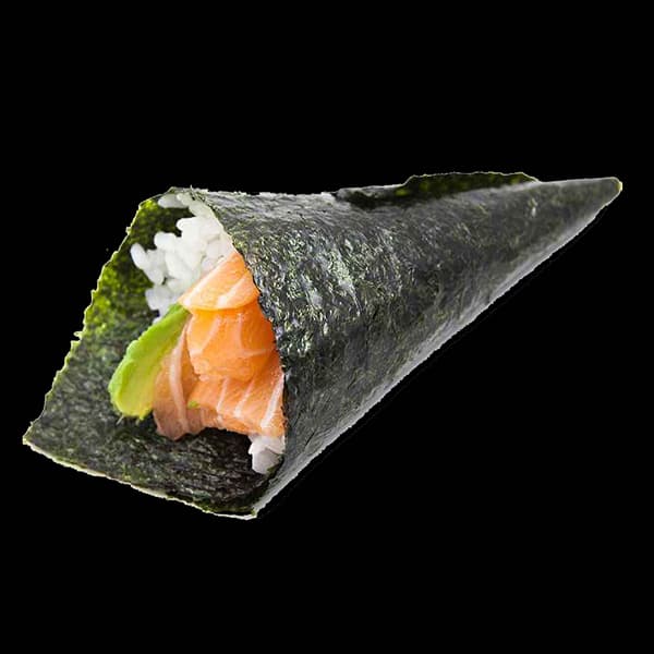Temaki sake zalm