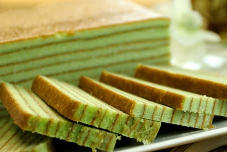 Spekkoek Pandan smaak